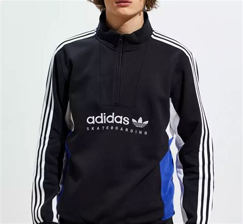 adidas sweatshirt apian im skater style in schwarz|adidas Skateboarding Apian Pullover .